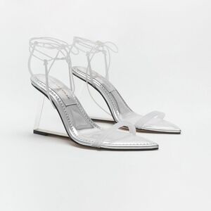 Good American Cinder-F*cking-Rella Strappy Heel
